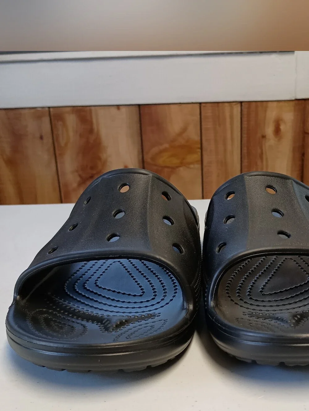 Crocs Baya II Slide Sandals Black Unisex Mens 10/Womens 12 Slip On Comfort NWOT